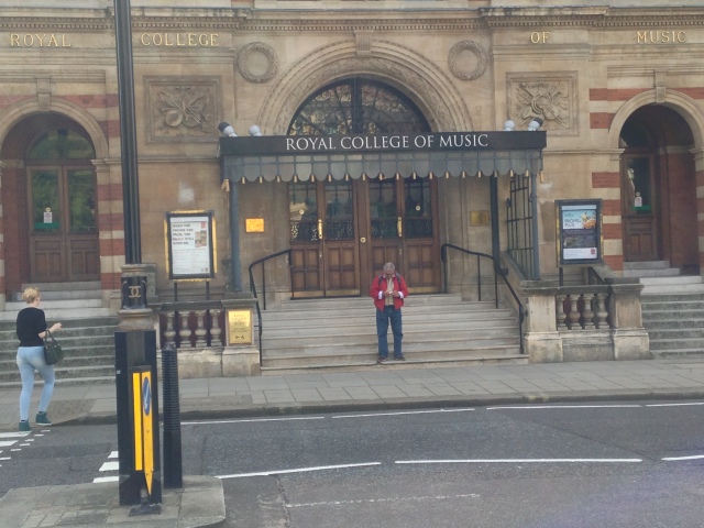 The front entrance of the Royal College of Music